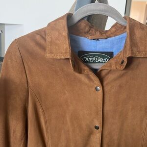 Overland tailored suede jacket western look